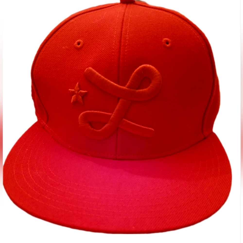 LRG True Heads NWT Red Baseball Cap with Embroidered Logo 67cm/L